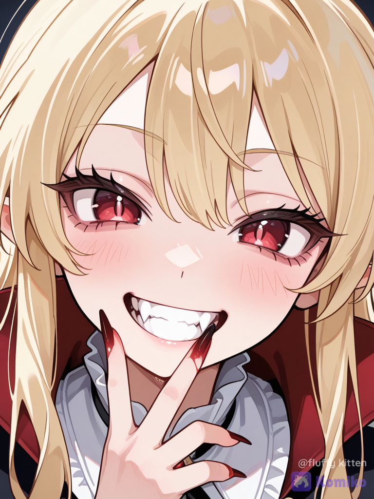 にこにこヴァンパイアちゃん♡(≧ω≦)