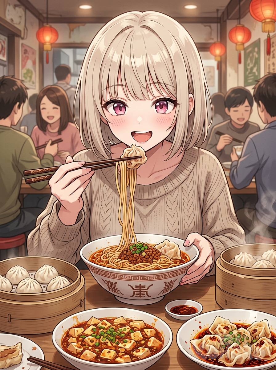 Trying Chinese Food