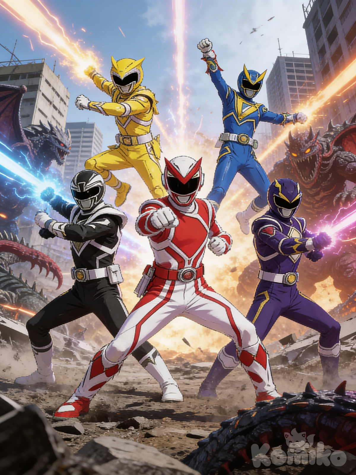 Super sentai 5 