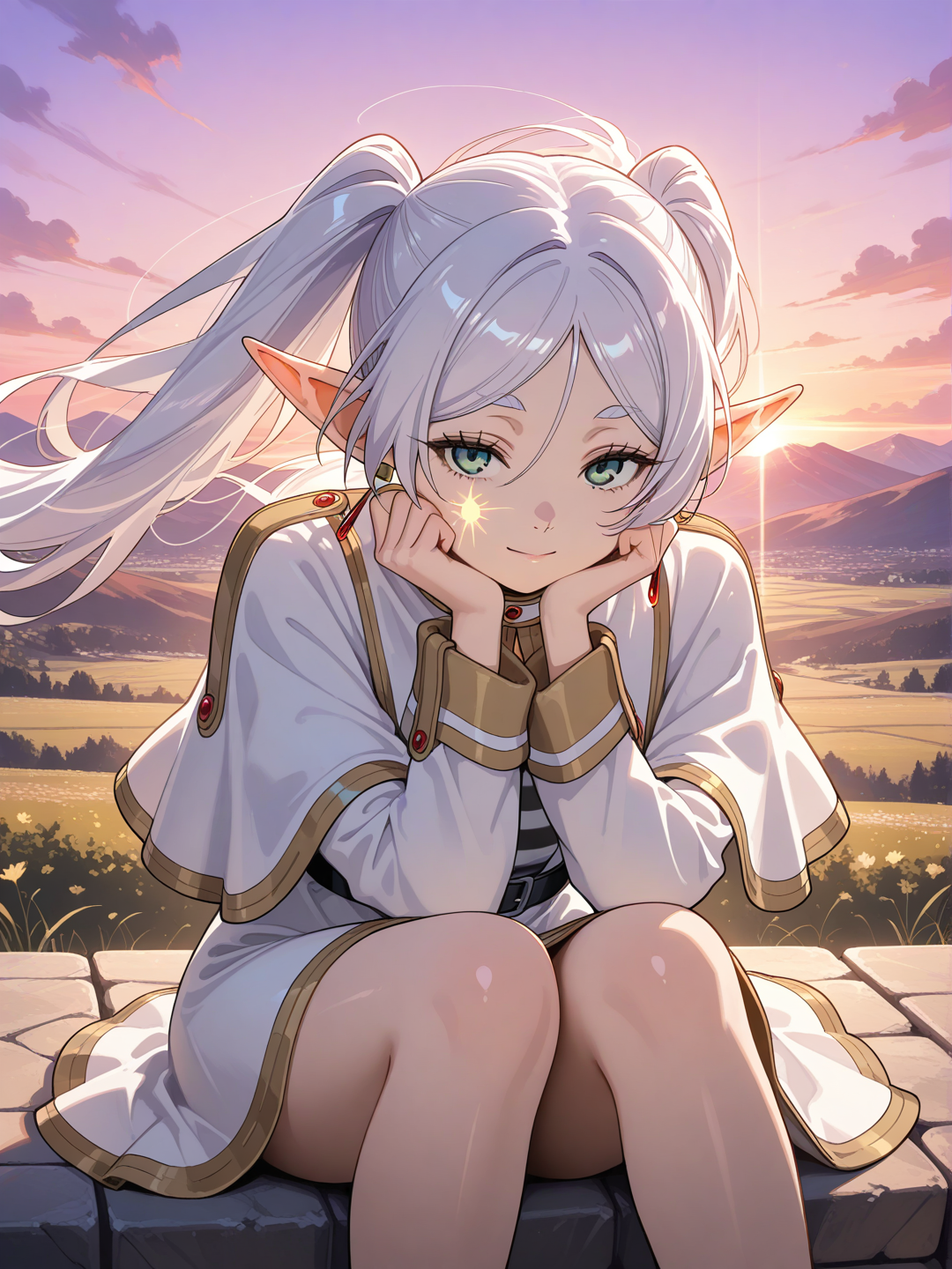 Frieren at sunset~