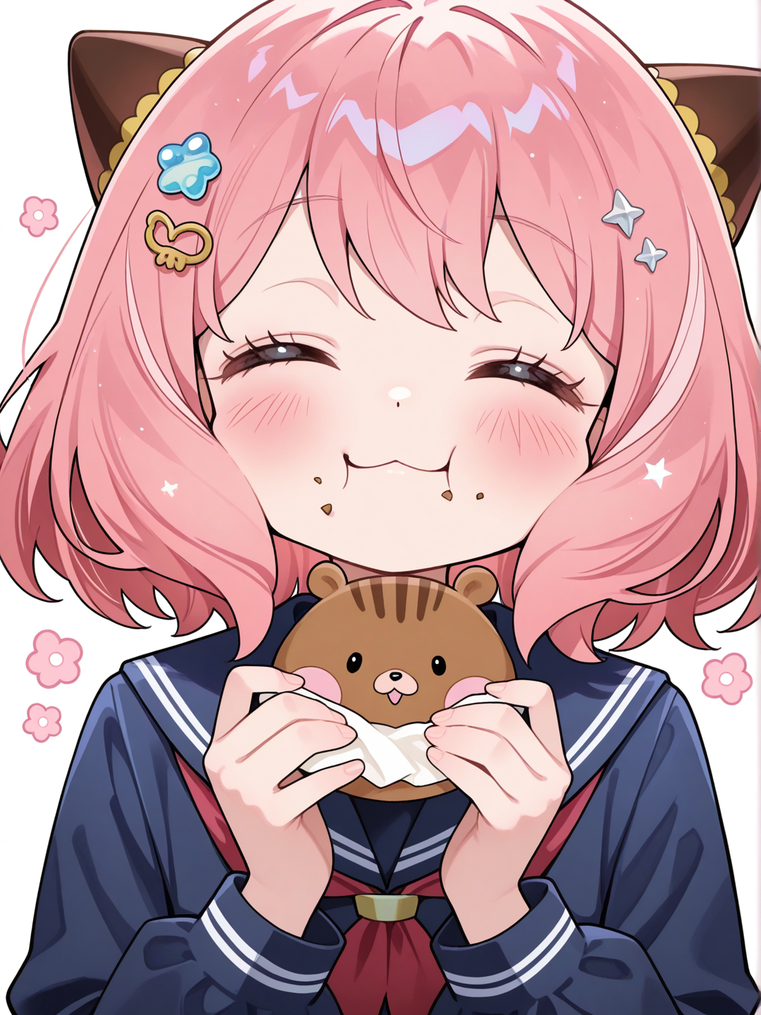 Anya feliz comiendo~