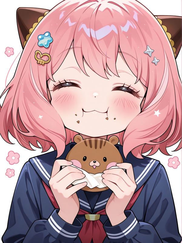 Anya feliz comiendo~