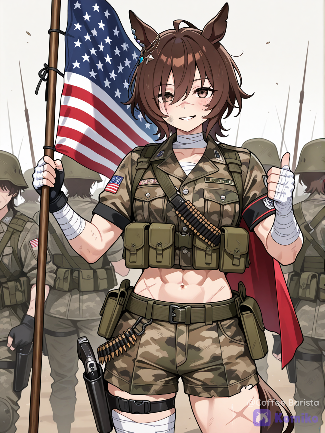 "United On the March"