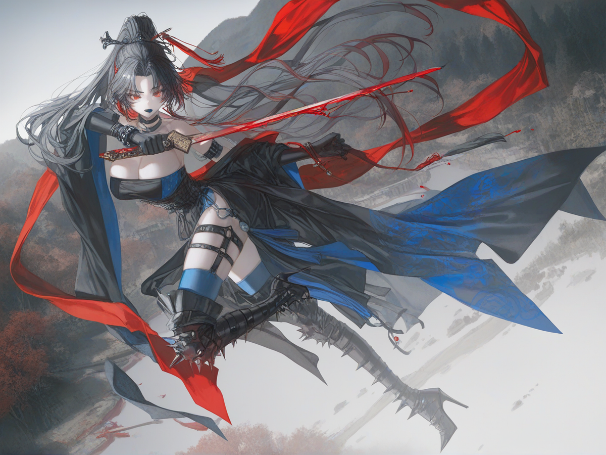 Mo Xue and her bloody sword