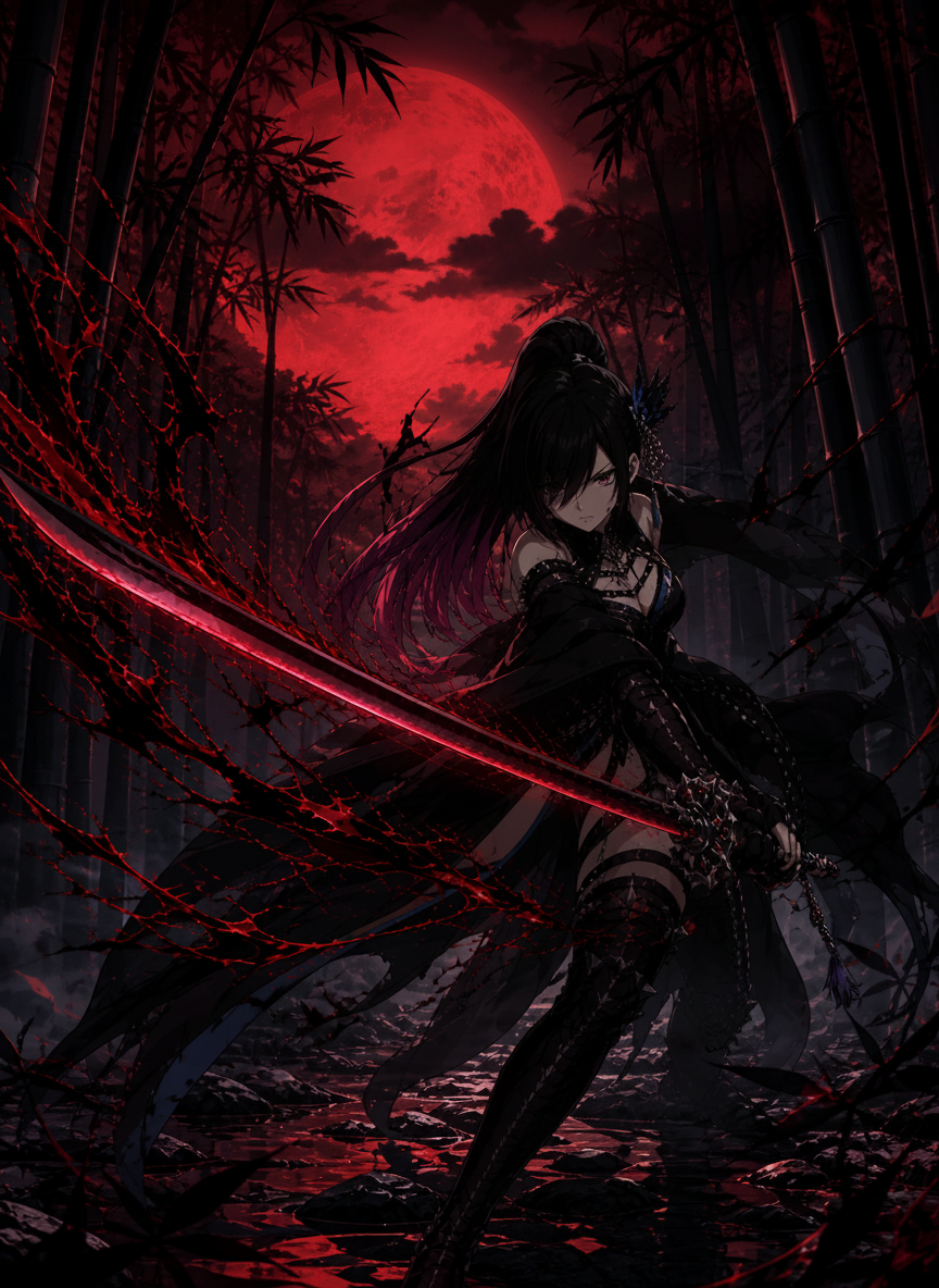 Mo Xue red moon