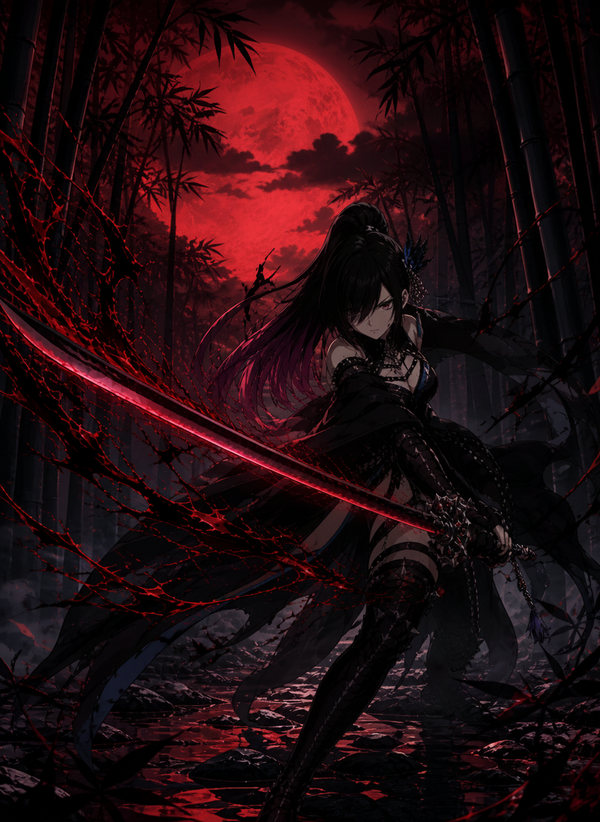 Mo Xue red moon
