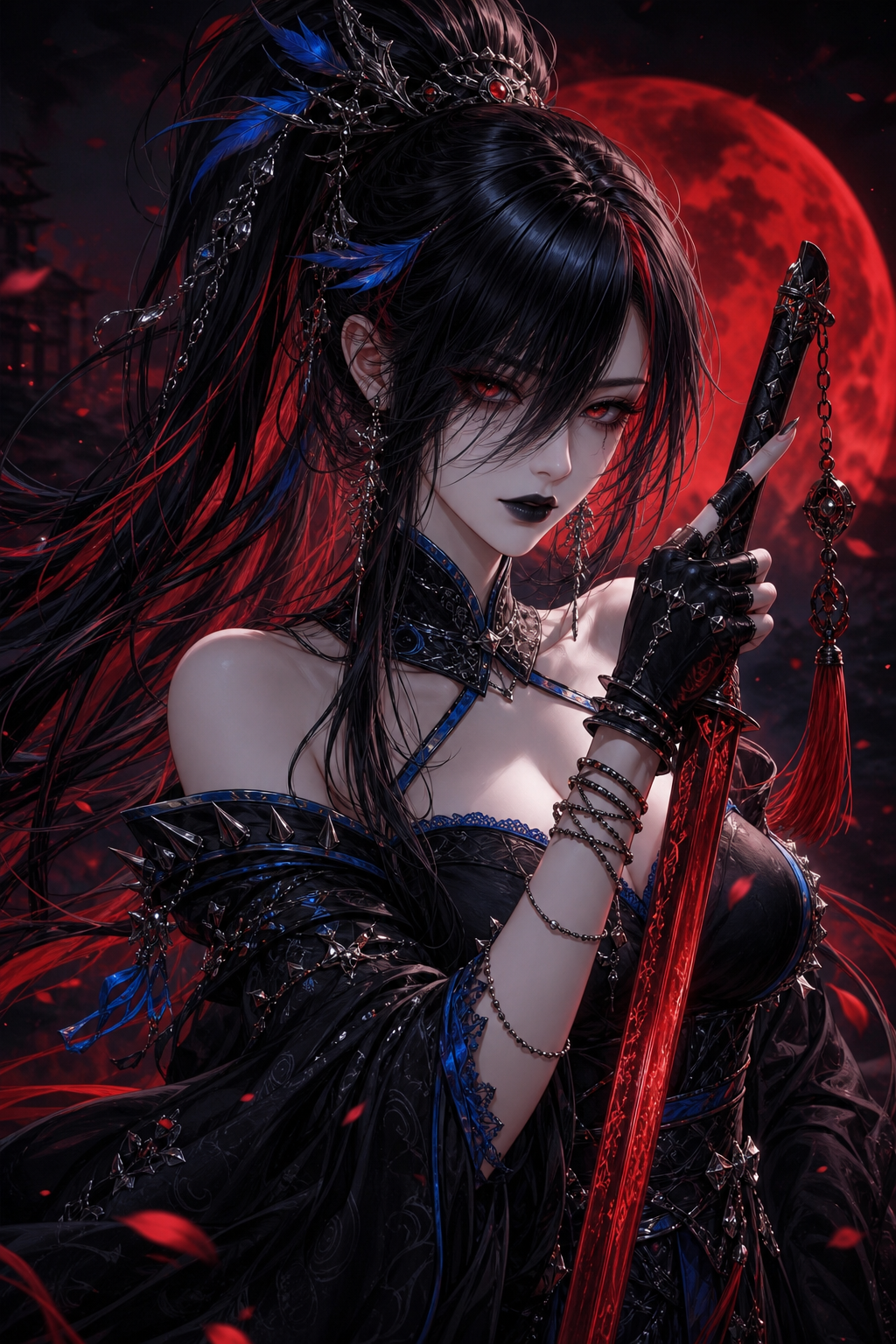 Mo Xue red moonlight