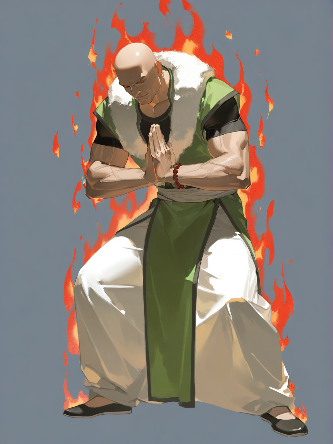Monk of eternal flame