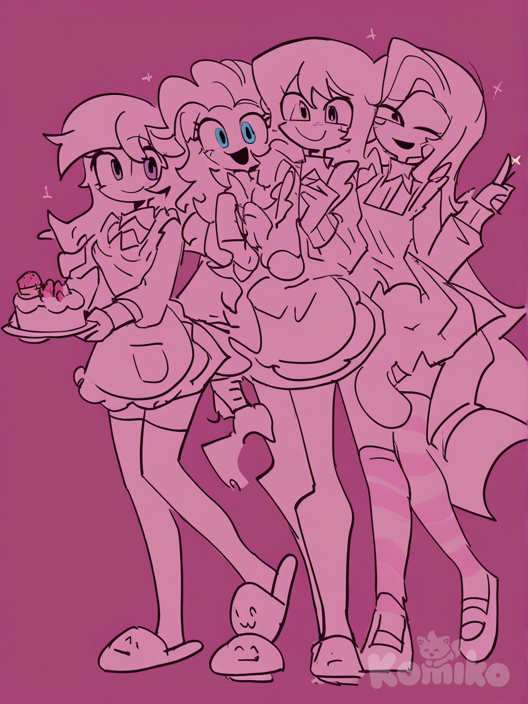 Pinkie pie rumi and mira and Zoey Covina sonrisa fresaspantunflas