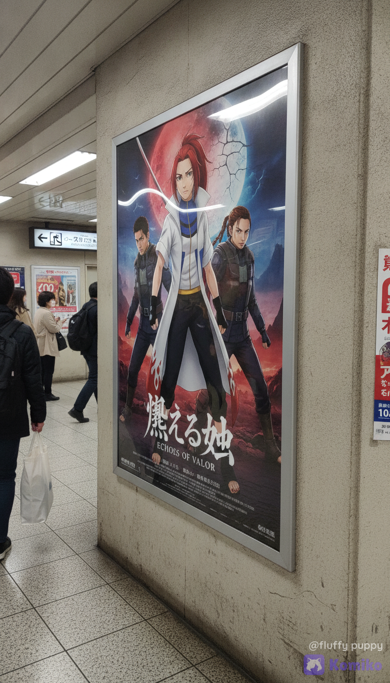 Train Station Movie Poster - ECHOES OF VALOR