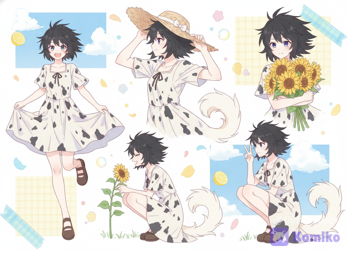 My dog character as a girl... 🤭😅👏