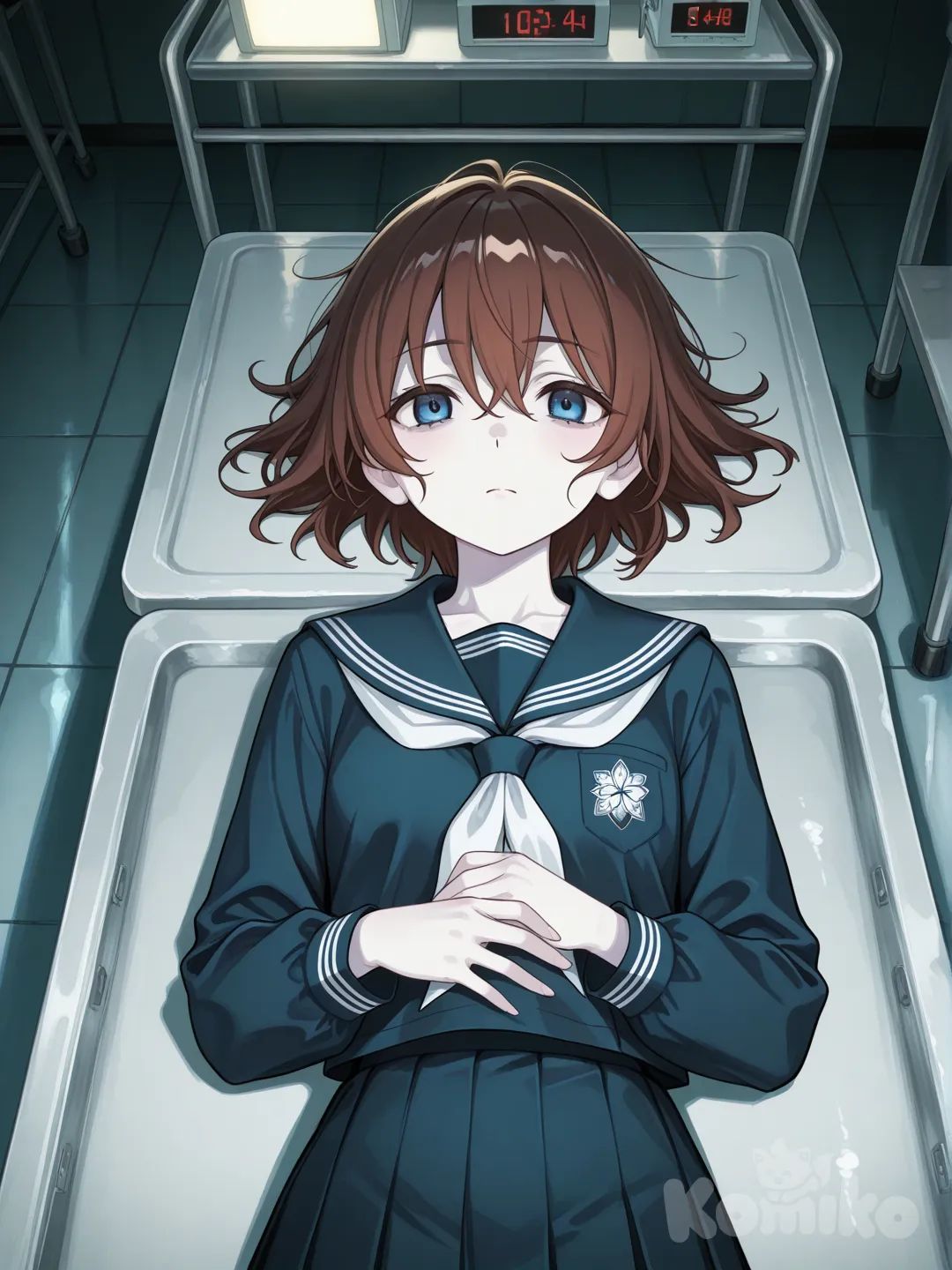 Genera a Sakura yamauchi en la morgue