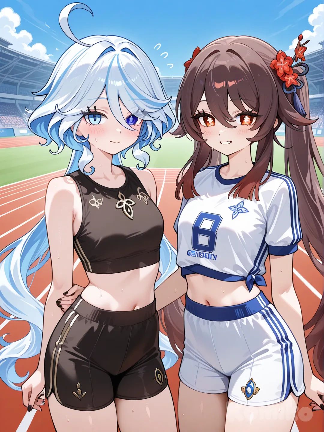 Furina y Hu Tao