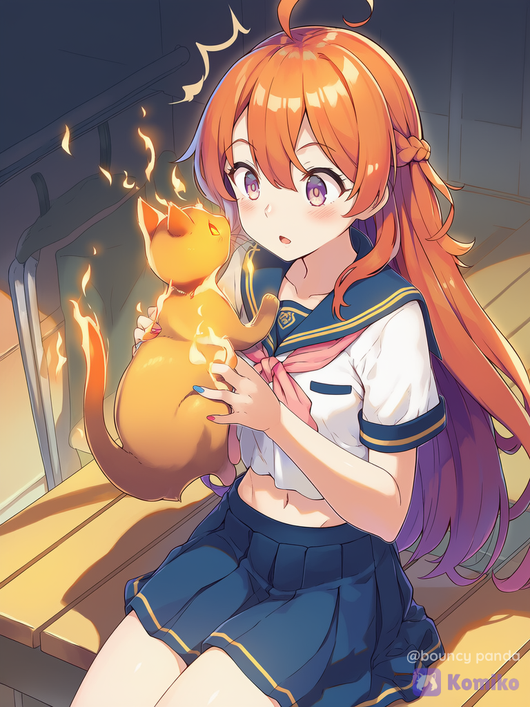 I like a fire kitty