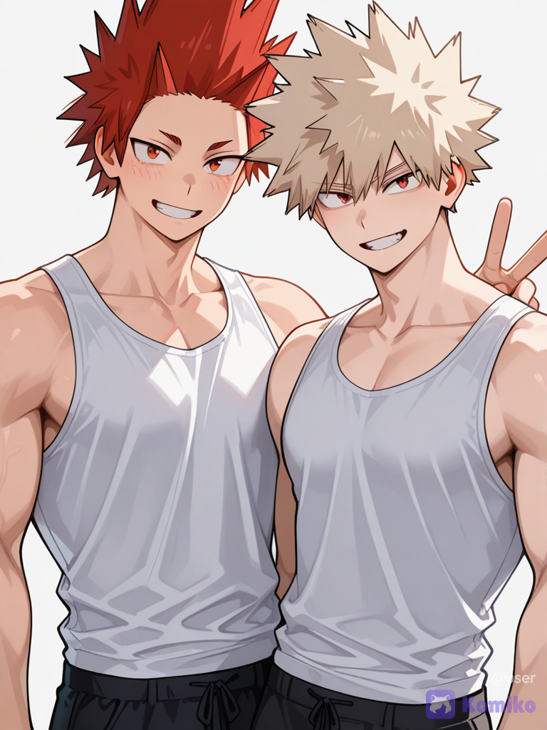 KiriBaku Peace Vibes ✌️😄
