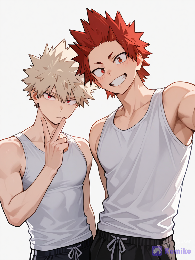 KiriBaku Peace Vibes ✌️😄