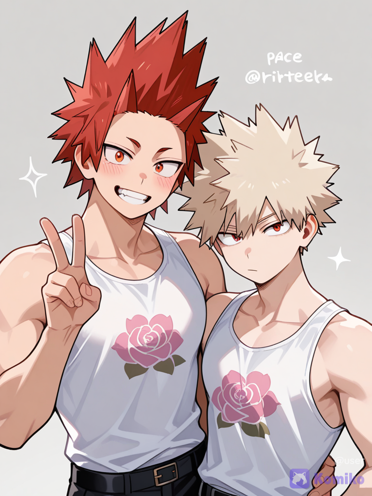 KiriBaku Peace Vibes ✌️😄