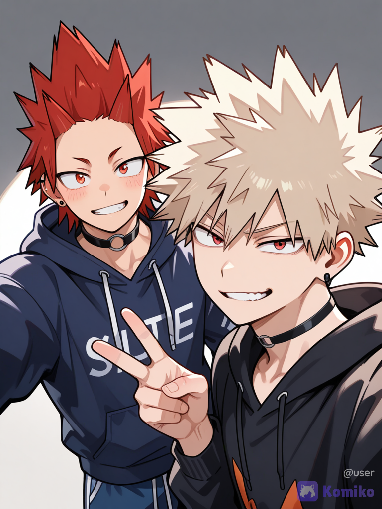 KiriBaku Selfie Shenanigans! ✌️😘