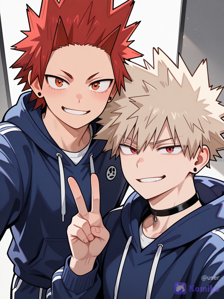 KiriBaku Selfie Shenanigans! ✌️😘