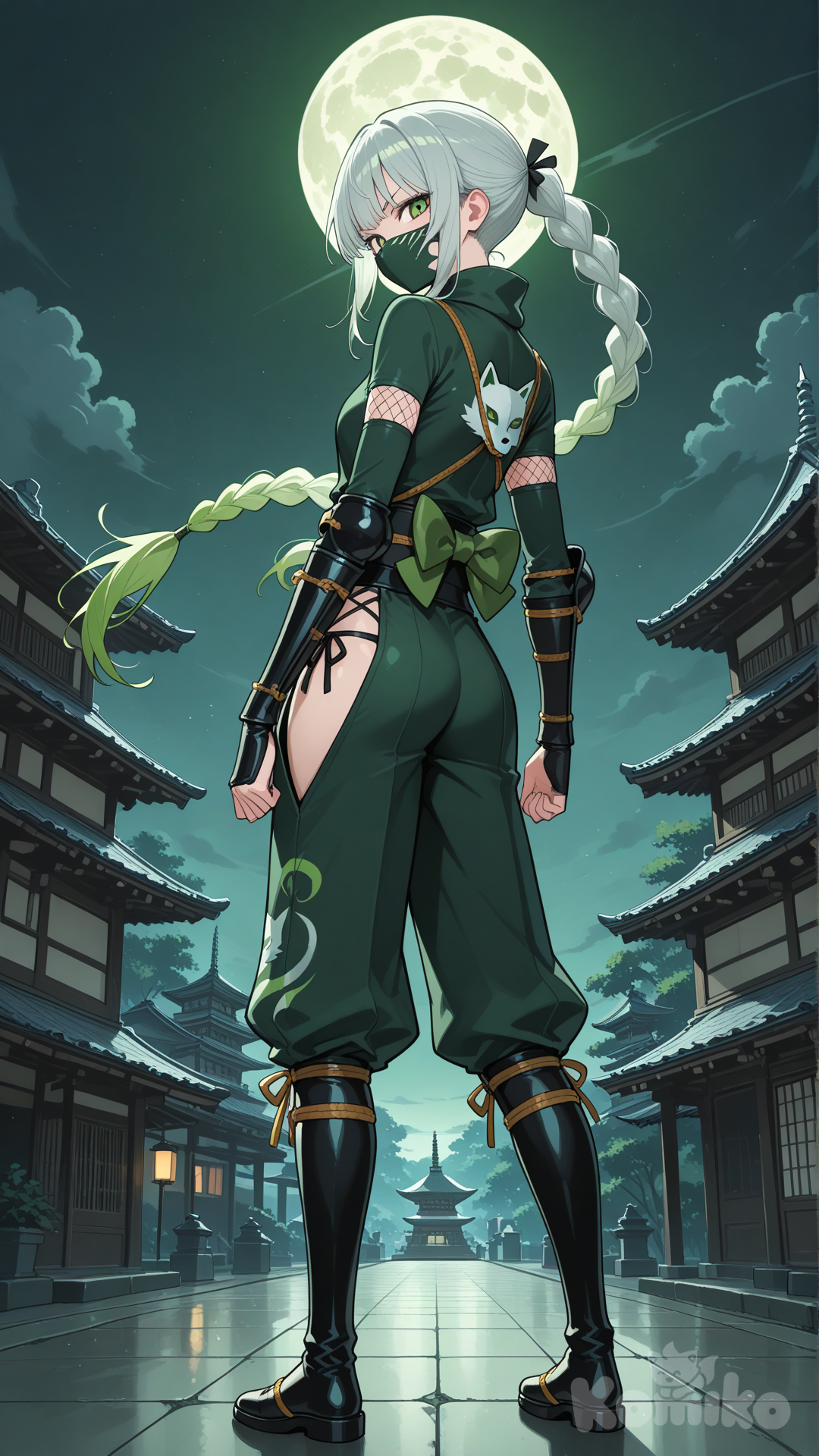 Green wolf
