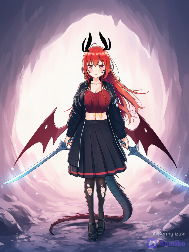 Draconian girl on the mission