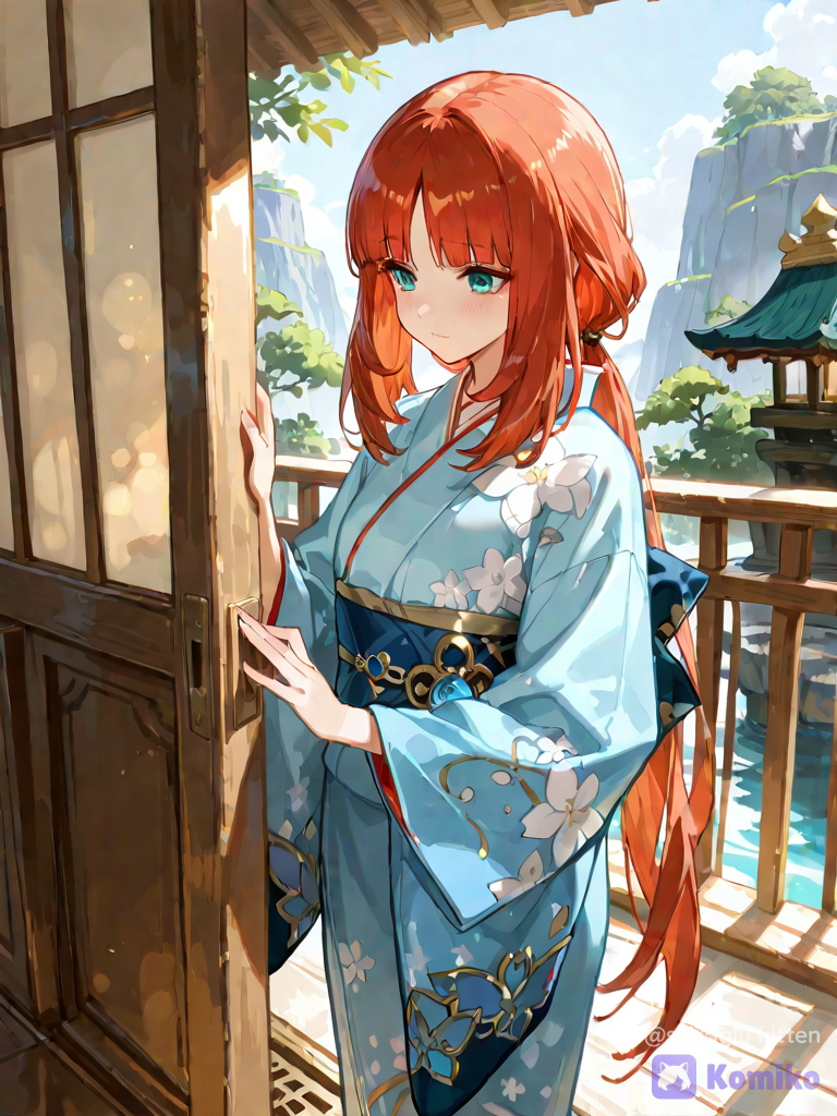 Nilou in her kimono