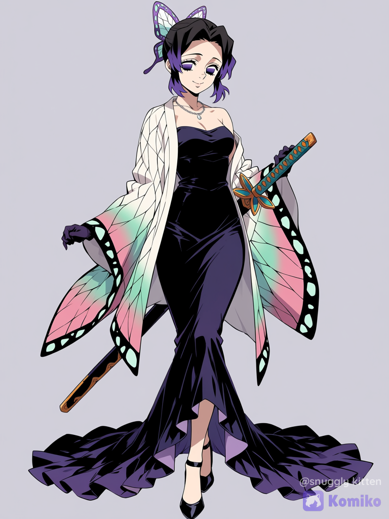 Shinobu was ready for a ball