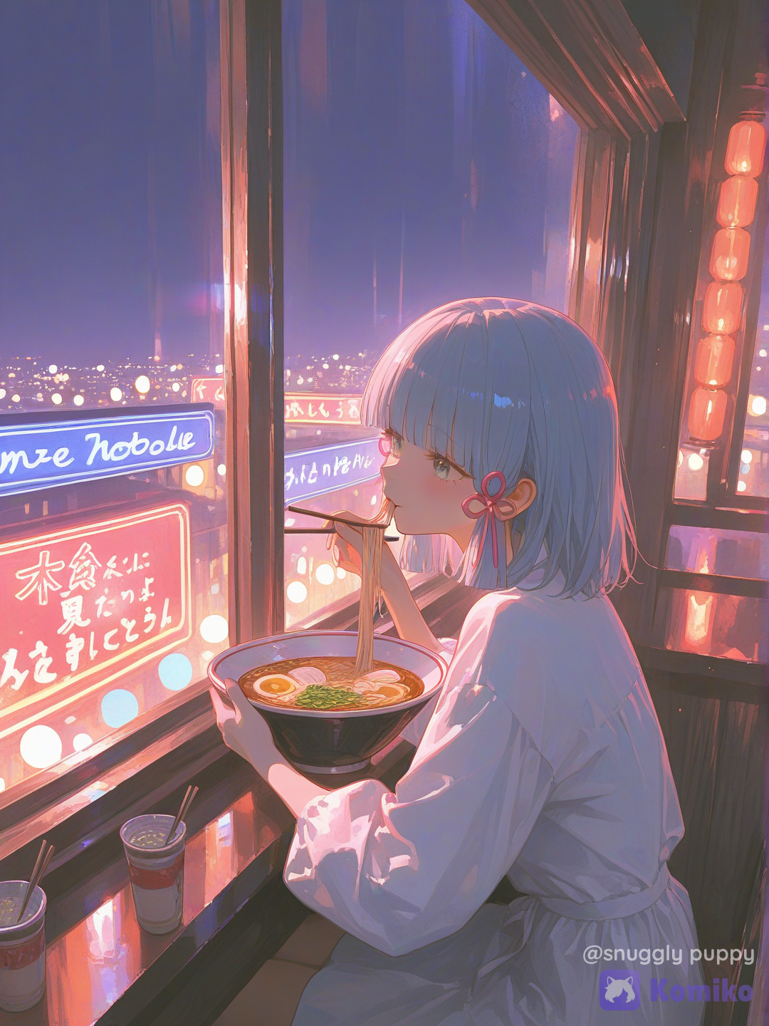 Makan malam.