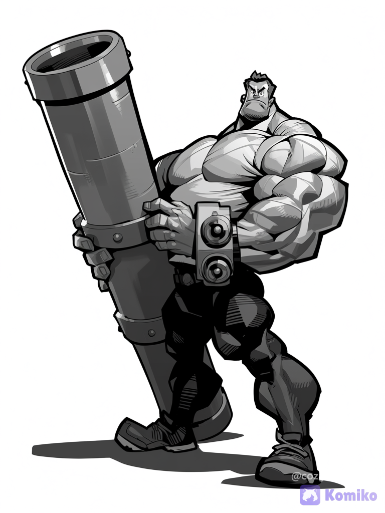 Mr Game and Watch holding metal pipe