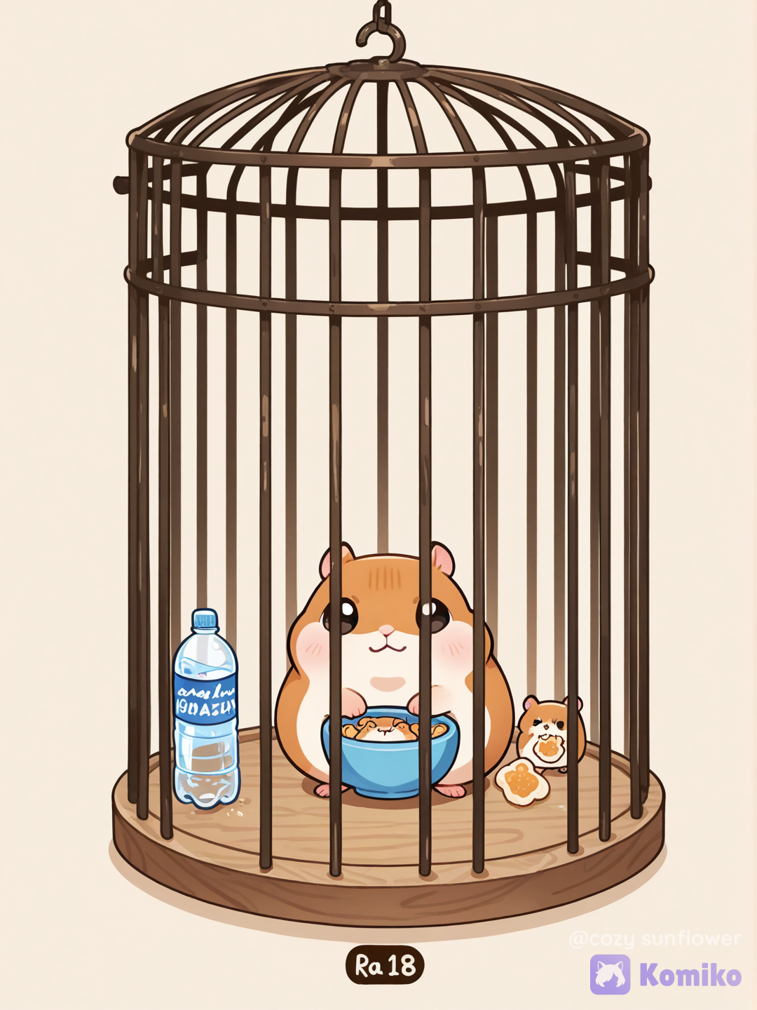 chubby hamster