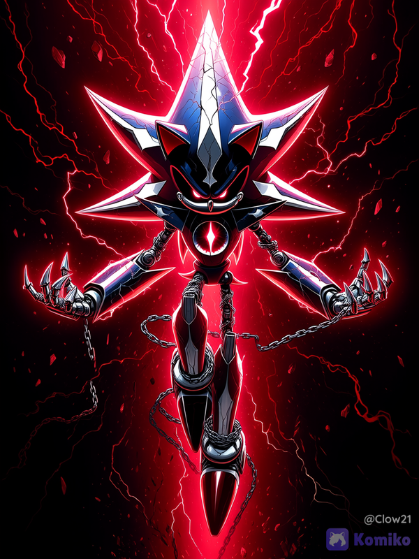 Neo Metal Sonic-Aura Overlord