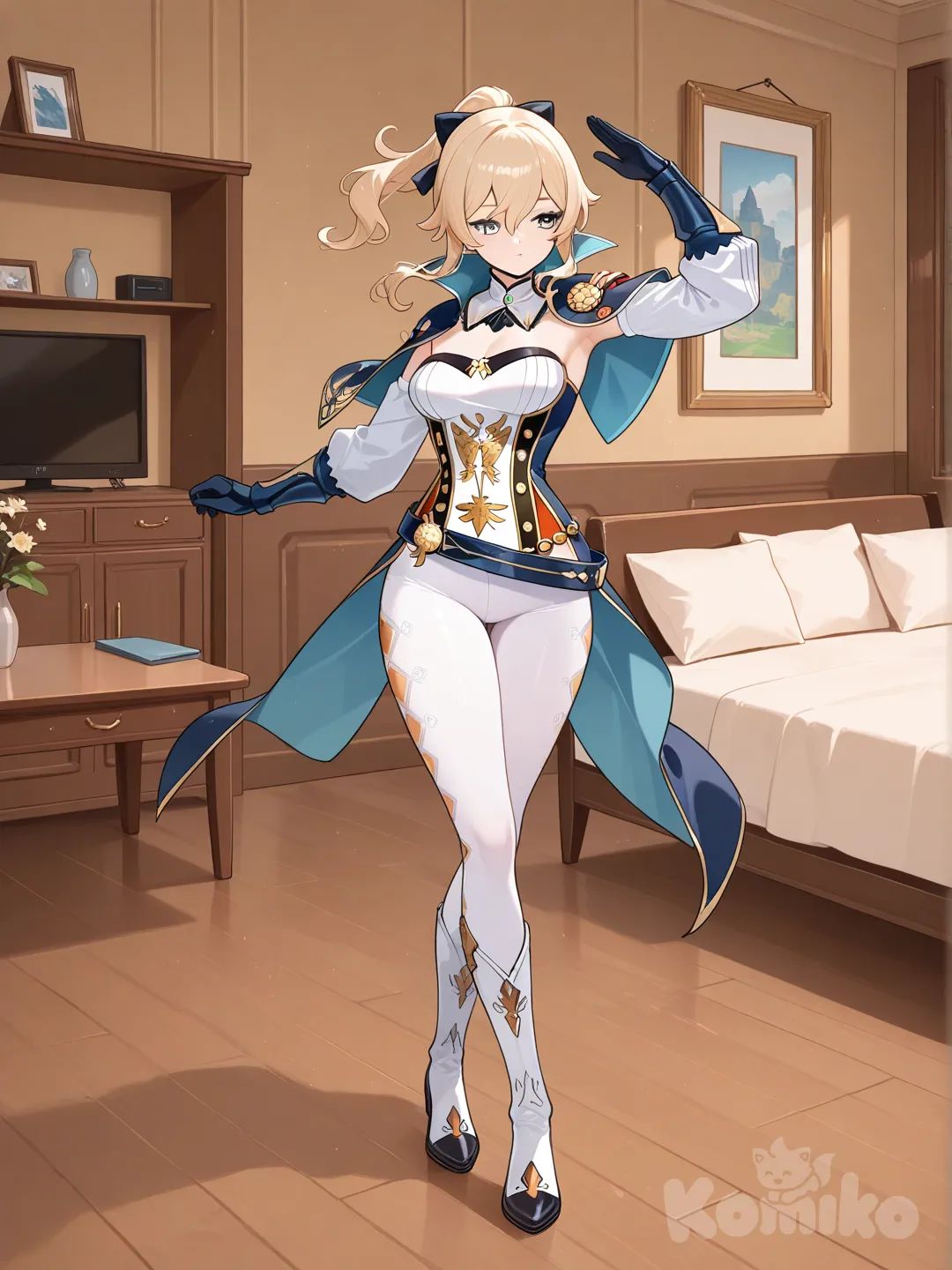 @Jean_(Genshin_Impact),dancing in home