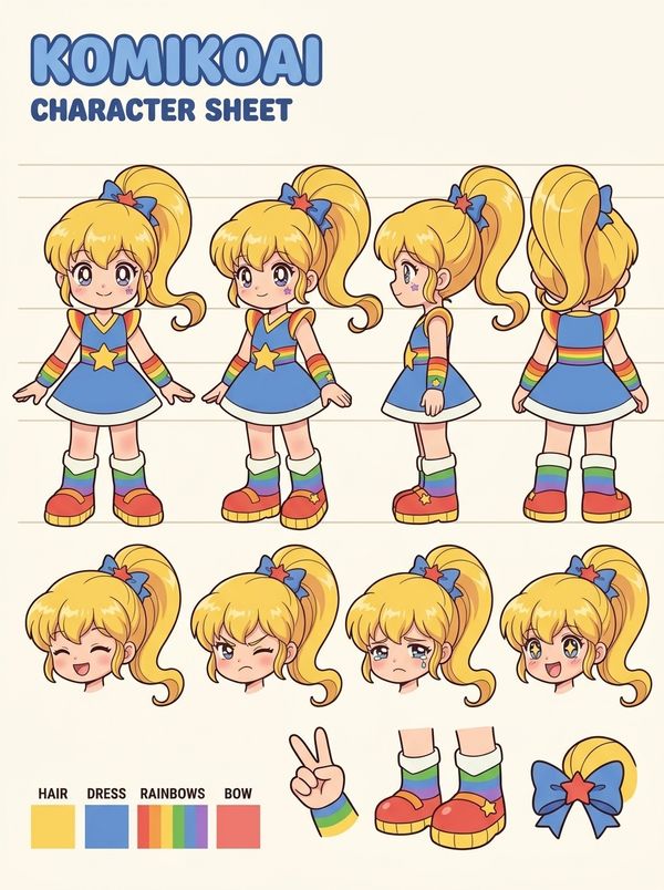 Rainbow Brite Character Sheet