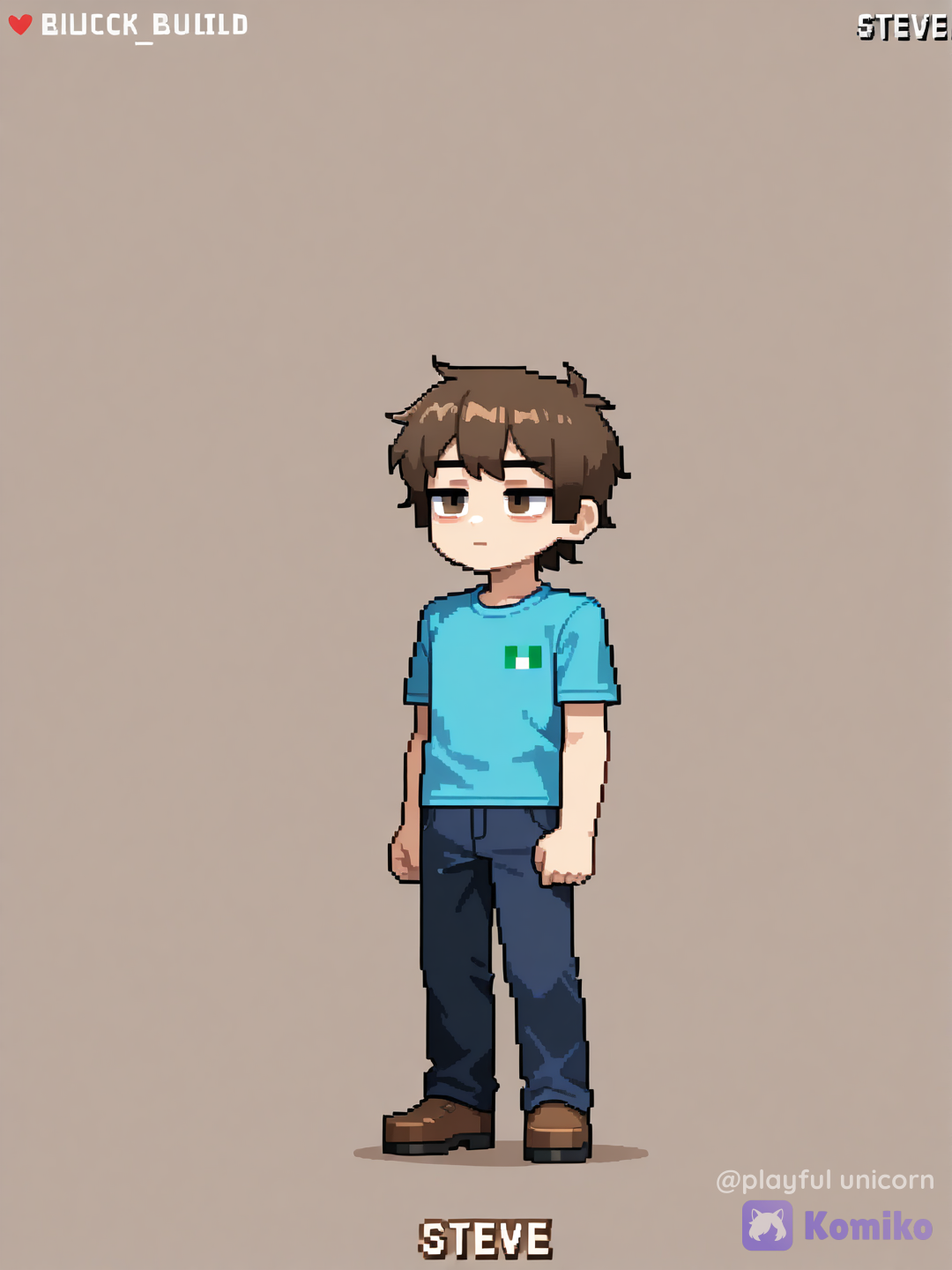 minecraft mini steve
