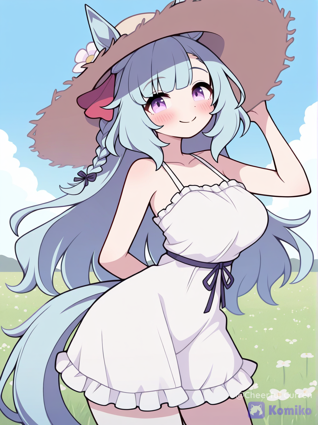Enjoying her day off <3