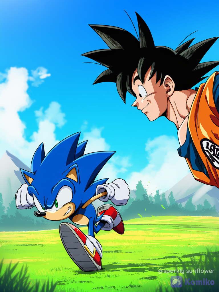 Sonic y Goku
