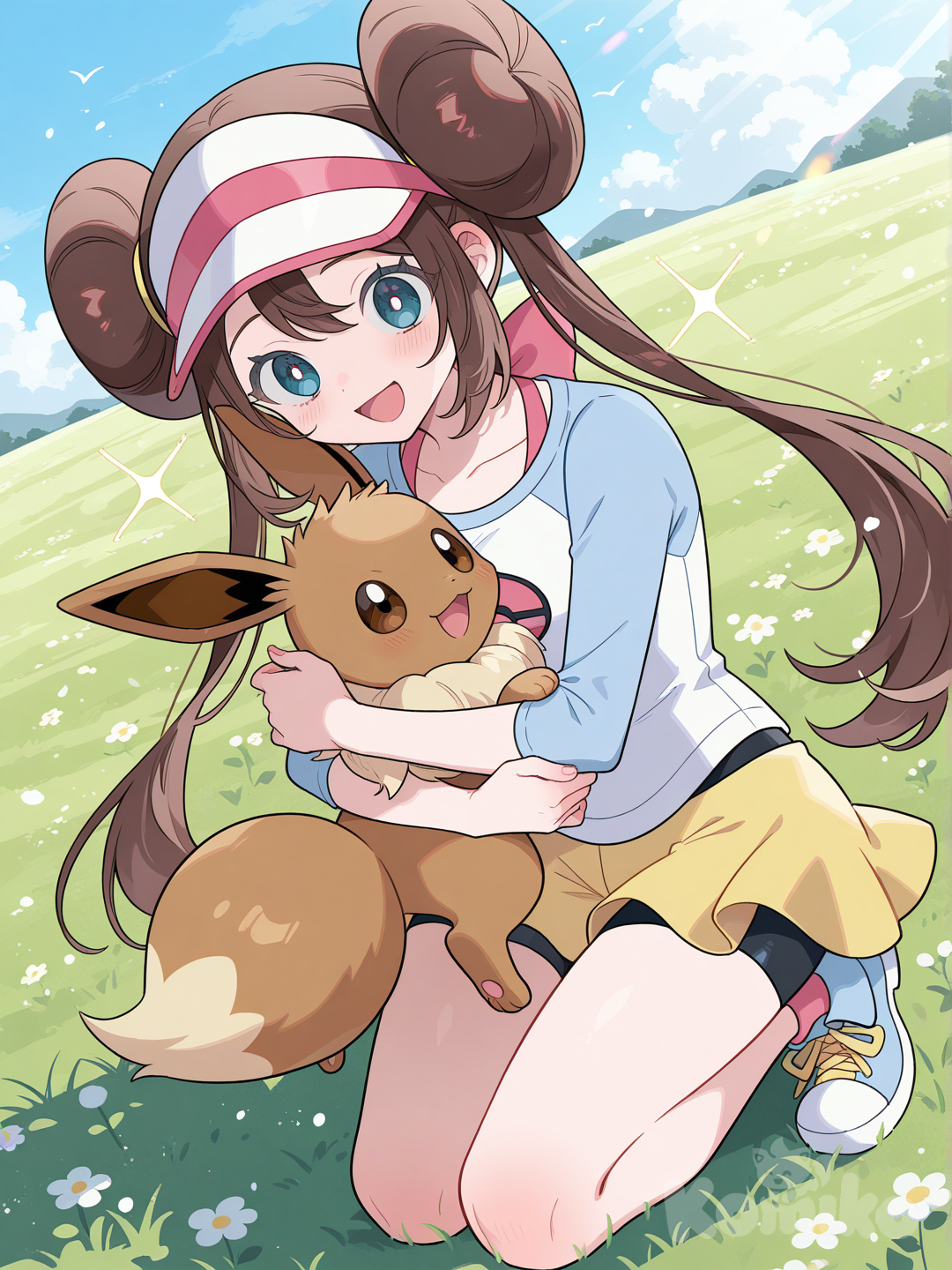 Rosa and Eevee!