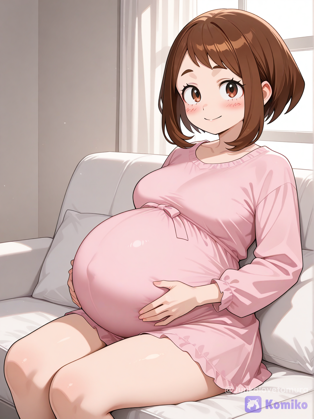 Ochako embarazada
