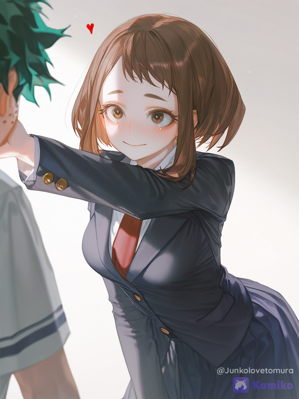 Ochako sabe de los sentimientos de Deku