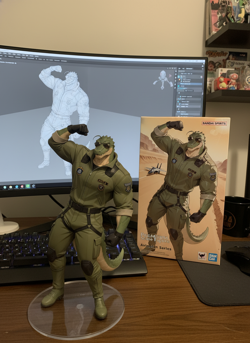 Kurt's action figure for his son!