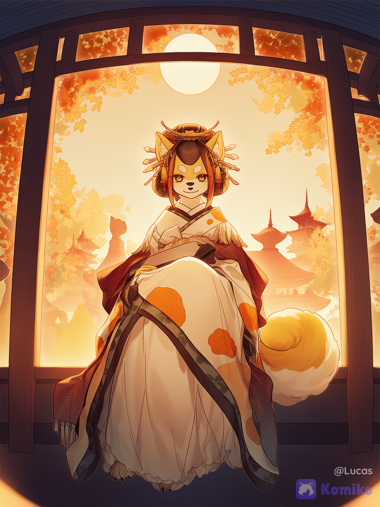 Geisha at Fall