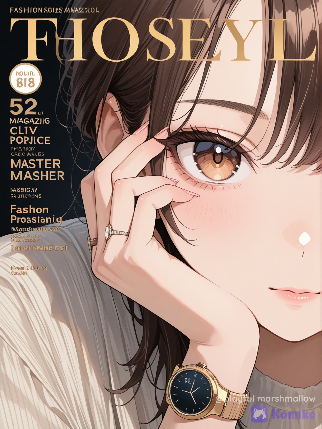 Stylish model