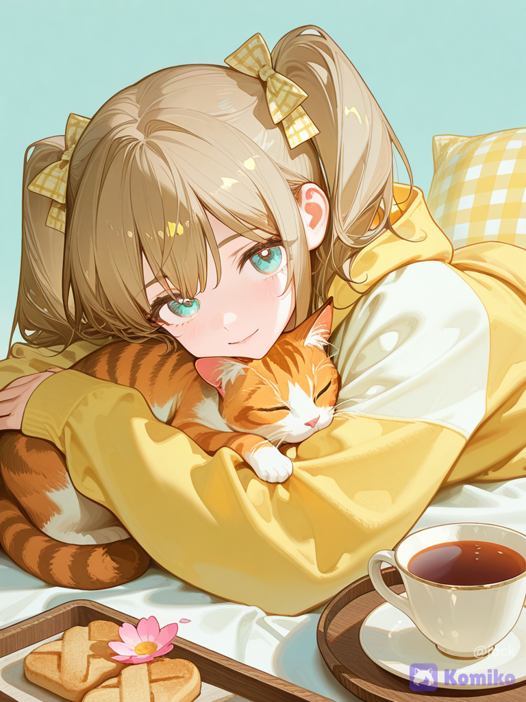 Suzuki y su gatito ☕🐱