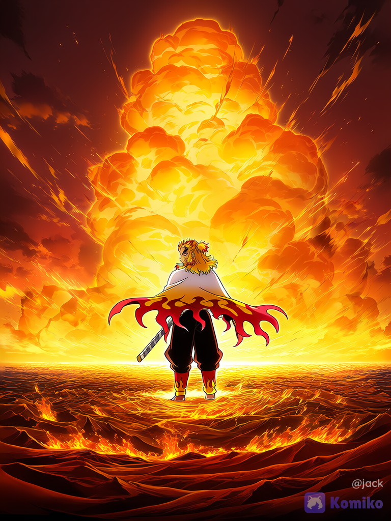 Rengoku y su explosión 🔥✨