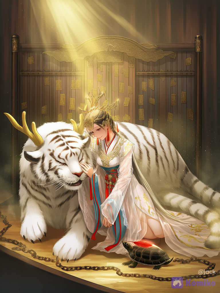 Mi tigre blanco y yo 🐯✨