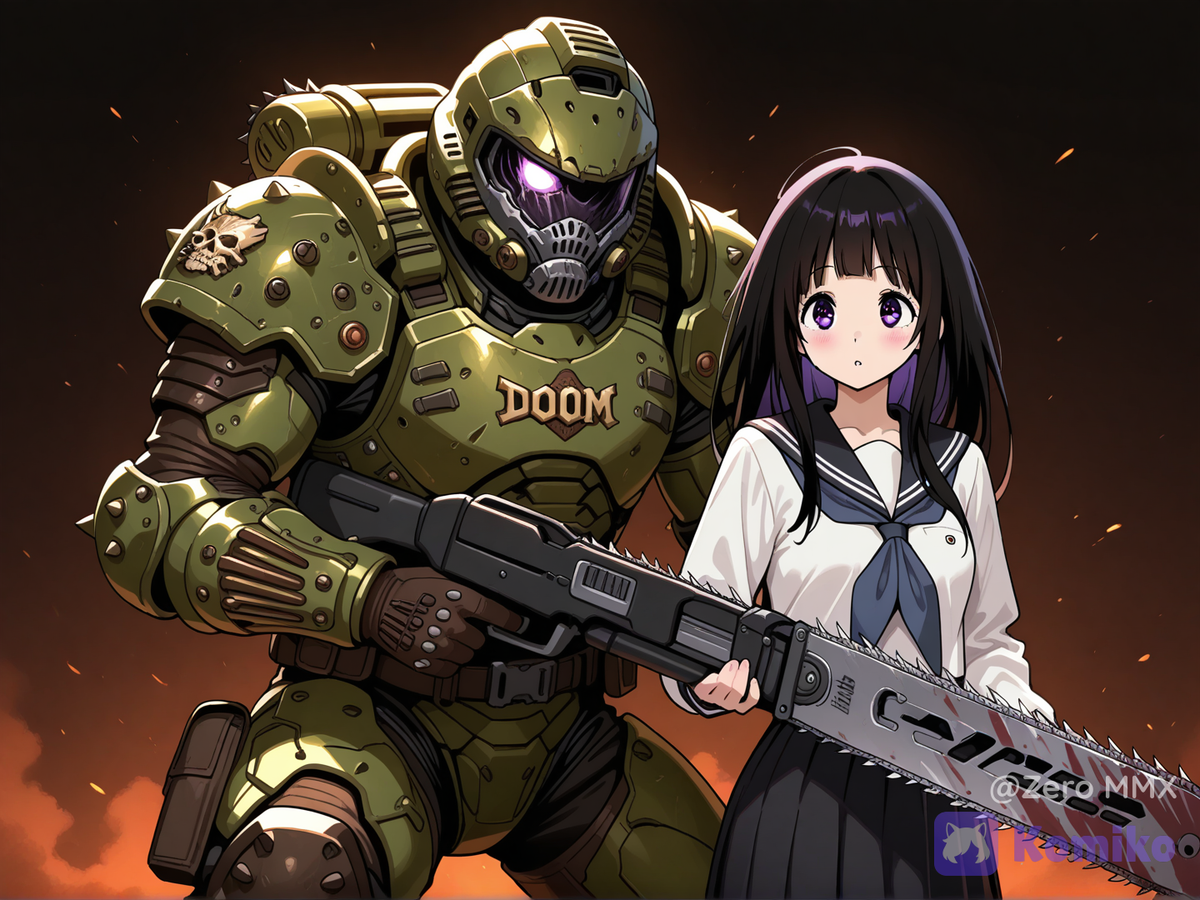Doom Slayer x Chitanda Eru