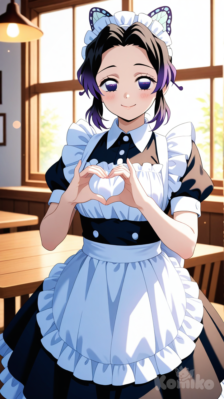 Shinobu as a maid