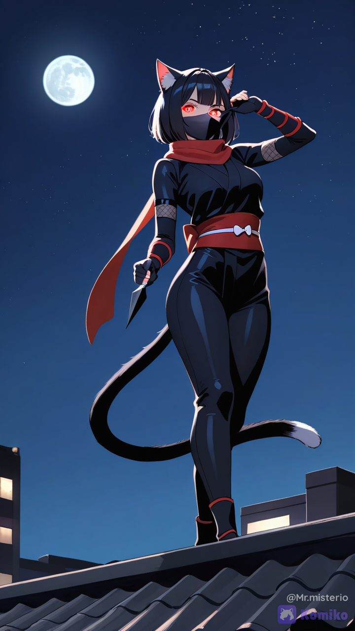 Ninja cat has found you