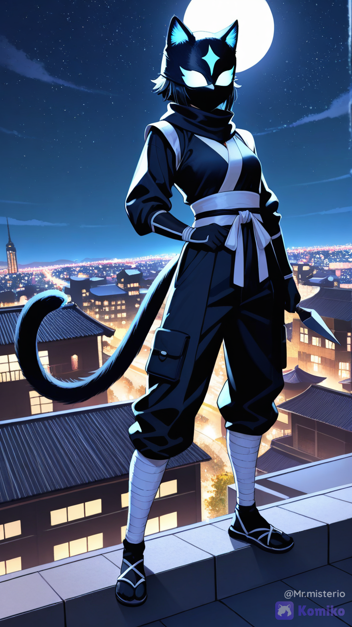 Ninja cat has found you