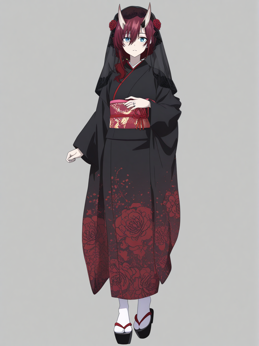 Dark oni girl bride
